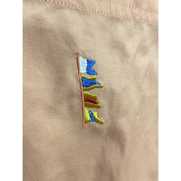 PUSSERS Orange Button-Up Shirt – Size M – Flip Cuff Detail - Picture 10 of 11